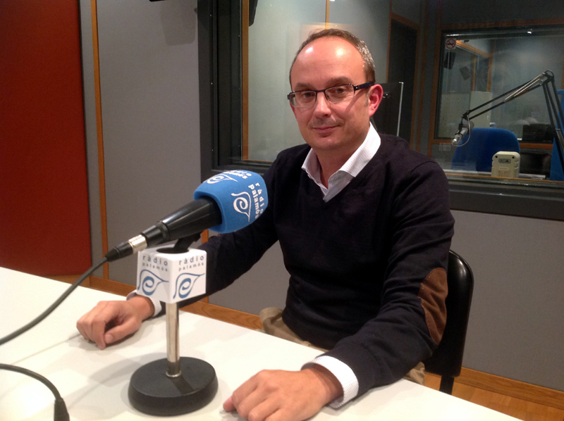 Josep Coll, regidor de Via Pública de l'Ajuntament de Palamós. (Foto: Ràdio Palamós)