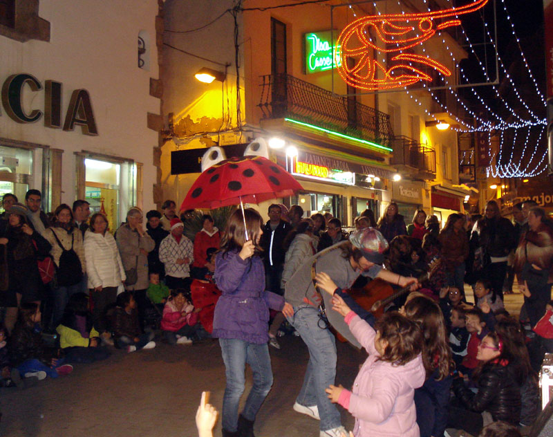 Imatge d'arxiu de l'encesa de llums de Nadal. (Foto: Ajuntament de Palamós).