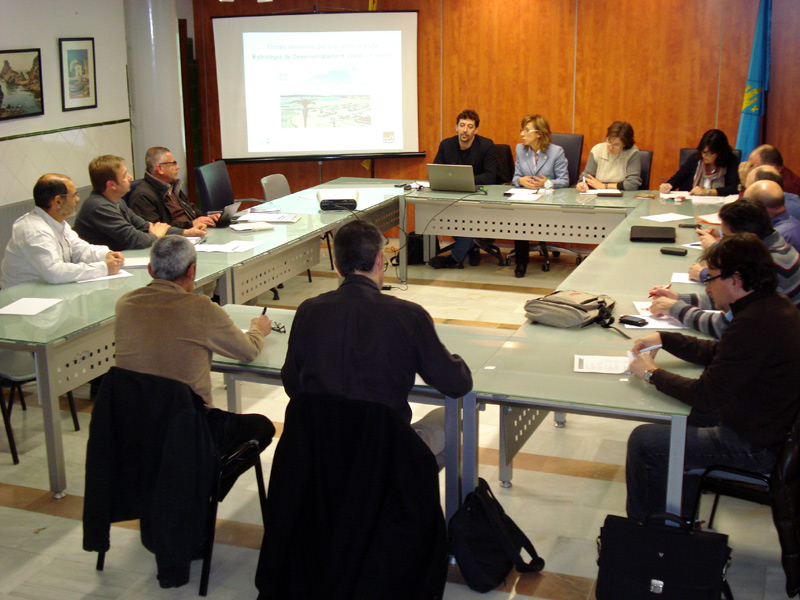 Imatge d'una reunió del Consell Econòmic i Social. (Foto: Ajuntament de Palamós).