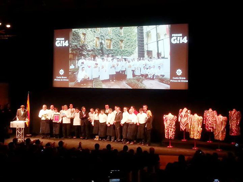 Un moment de la gala d'ahir. (Foto: Patronat de Turisme Costa Brava-Pirineu de Girona).