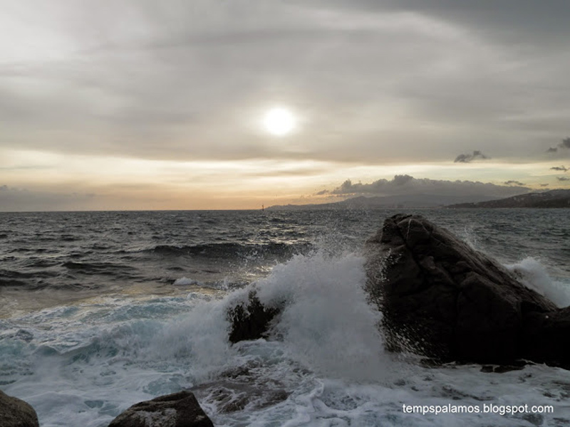 Mar remoguda, la setmana passada a Palamós. (Foto: tempspalamos.blogspot.com)