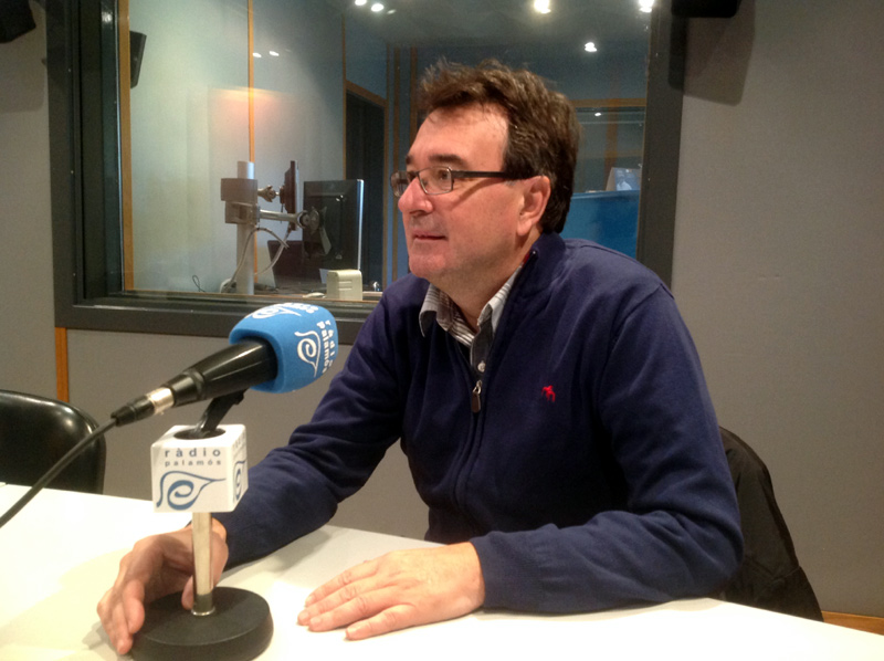 Josep Radresa, regidor no adscit a l'Ajuntament de Palamós. (Foto: Ràdio Palamós)