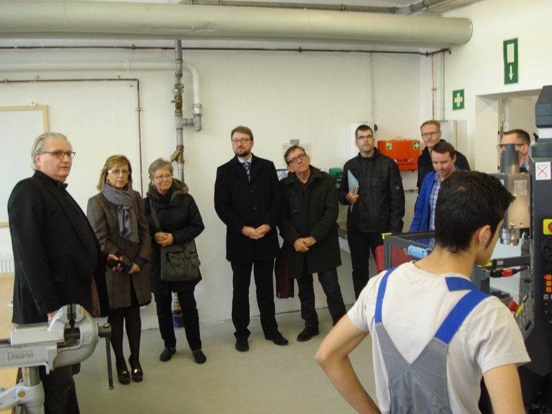 La delegació de Palamós en la recent visita a Rheda-Wiedenbrück. (Foto: Ajuntament de Palamós).