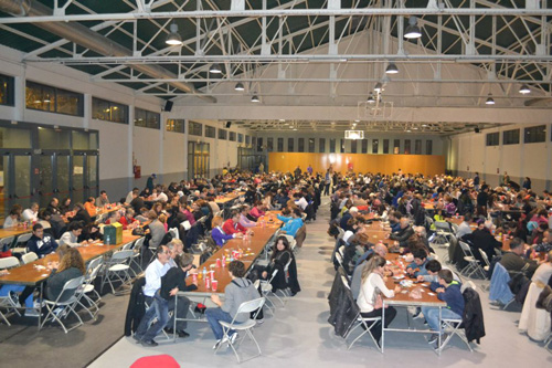 La Quina del Palamós CF es fa a la Nau dels 50 metres. (Foto: Josep Cama.)