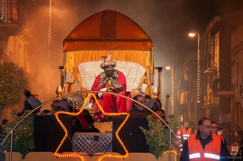 Tot a punt per l'arribada dilluns dels Reis d'Orient a Palamós. (Foto: J. Serratosa)