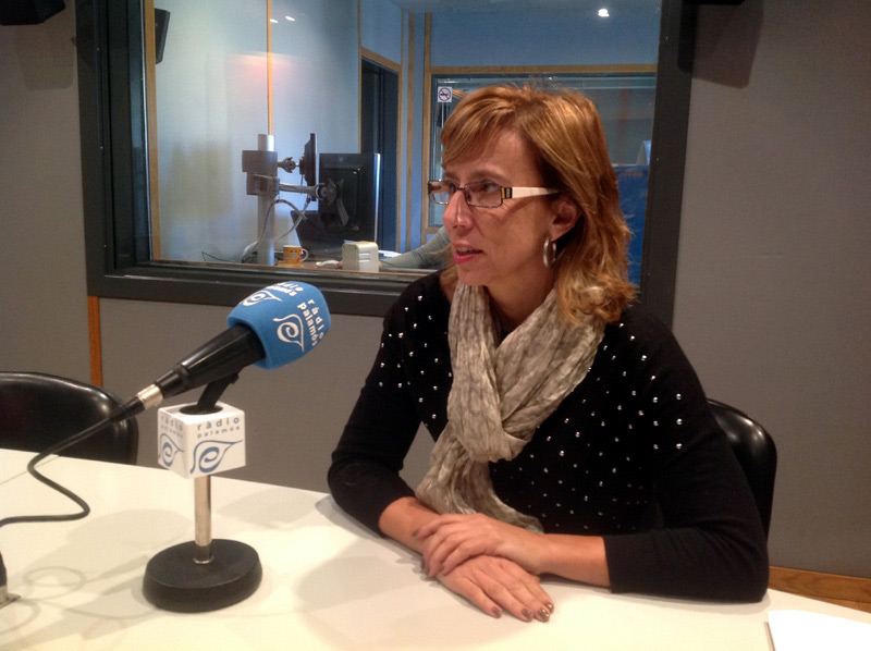 L'alcaldessa de Palamós, Teresa Ferrés. (Foto: Ràdio Palamós)