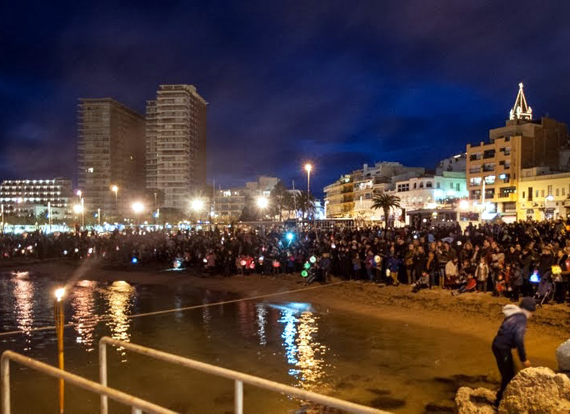 A Palamós no es llançaran caramels en la rebuda als Reis al moll per motius de seguretat. (Foto: J. Serratosa)