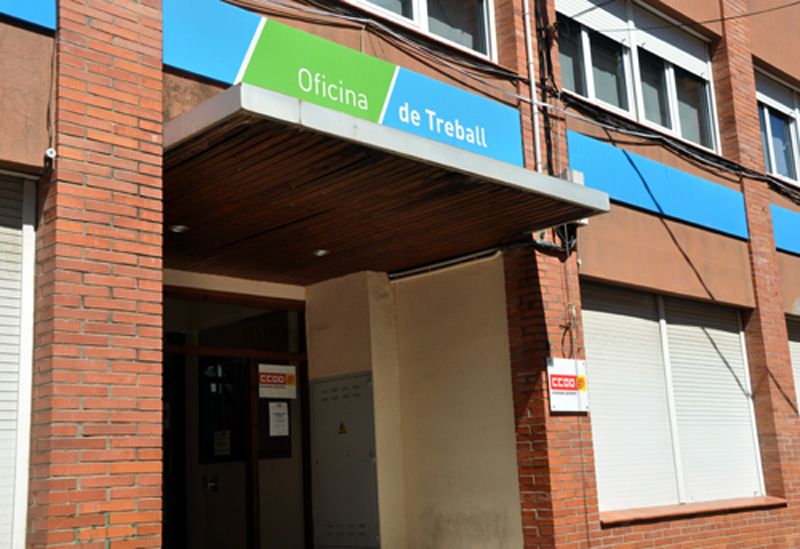 Oficina de Treball a Palamós. (Foto: Ràdio Palamós)