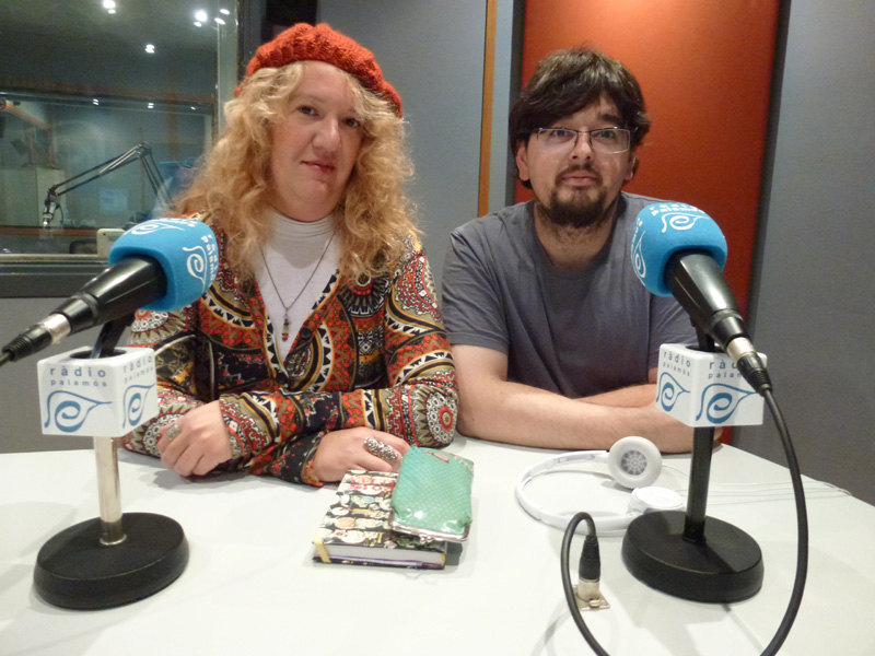 Marina Pagès i Amós Pérez, dos dels protagonistes del concert. (Foto: Ràdio Palamós).