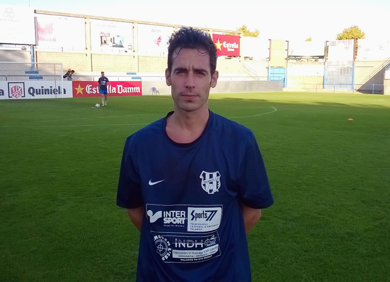 Borrell no ha tingut oportunitat de jugar partits oficials. (Foto: Ramon Ribas)