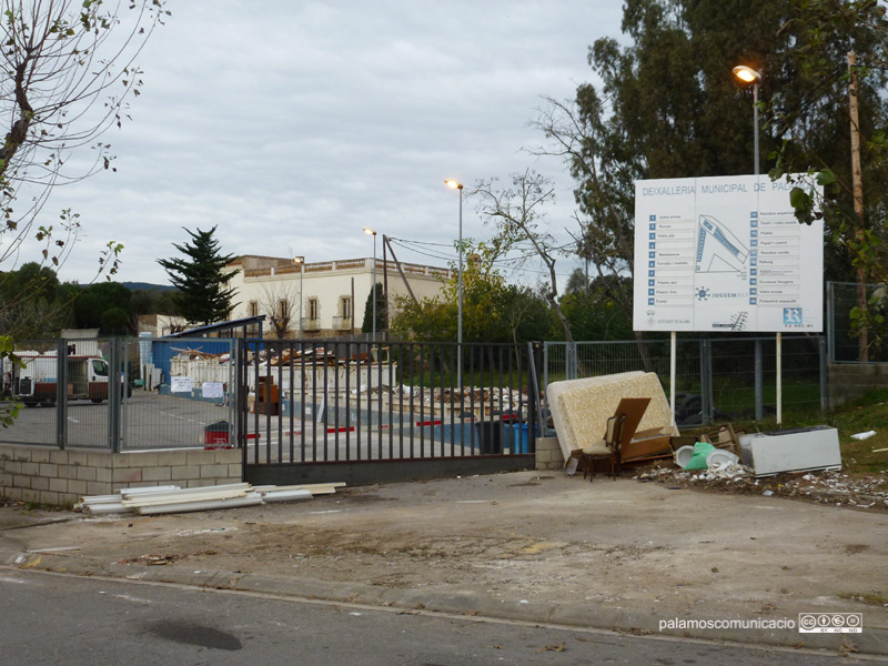 Imatge d'arxiu de la deixalleria durant els dies de la vaga.