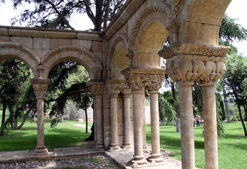 El claustre, dins la finca del Mas del Vent. (Foto: Ràdio Palamós)