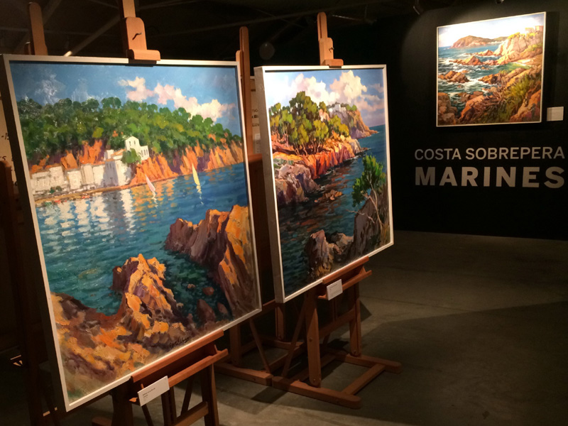 La mostra de pintures s'acaba diumenge. (Foto: Museu de la Pesca.)