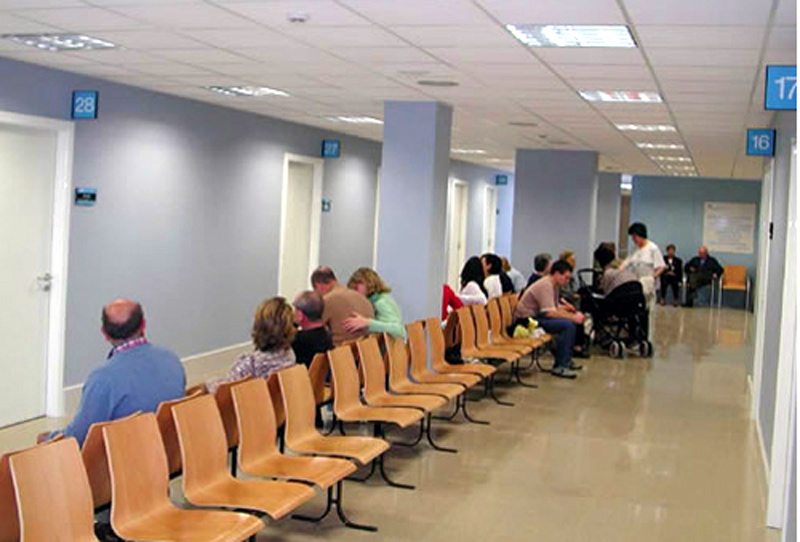 Consultes al Centre d'Atenció Primària de Palamós. (Foto: SSIBE)