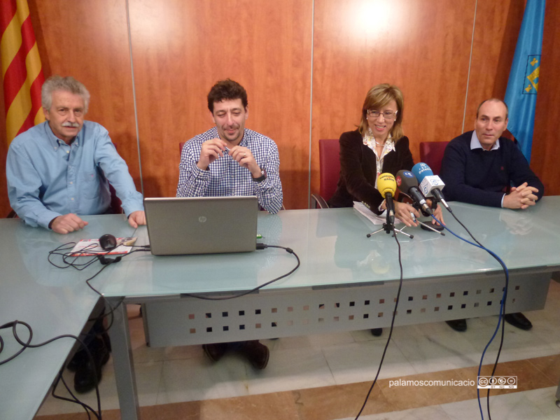 Presentació del pla estratègic Palamos 2025, aquest migdia a l'Ajuntament. (Foto: Ràdio Palamós)