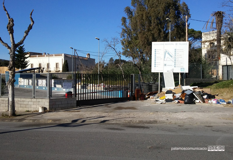 La deixalleria municipal de Palamós.