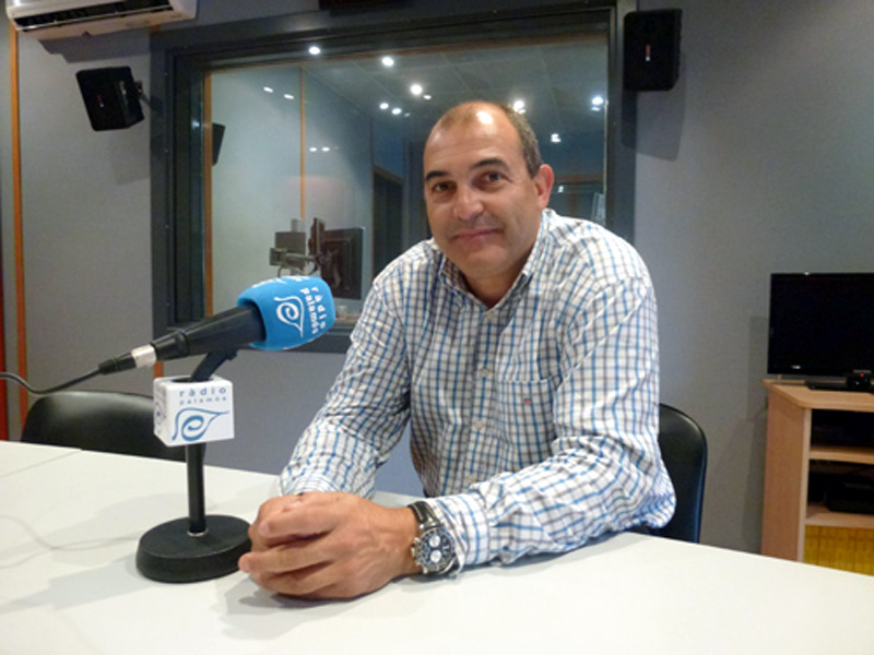 El president del Palamós CF, Joan Pau Pérez.