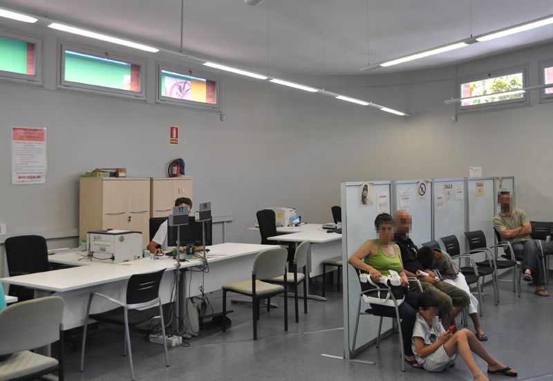 Oficina de Treball de la Generalitat, en una imatge d'arxiu. (Foto: Ràdio Palamós).