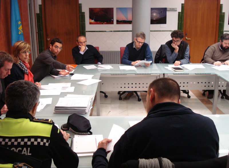 Reunió del Consell de Protecció Civil de Palamós. (Foto: Ajuntament de Palamós).