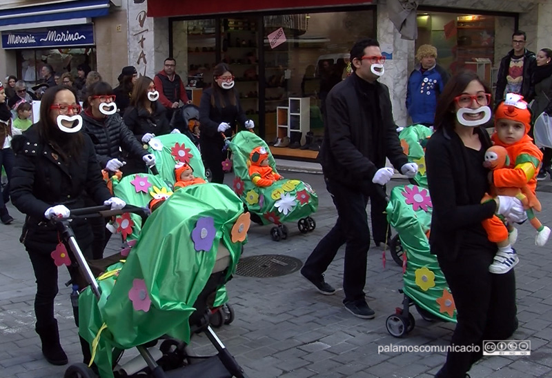 Rua infantil pels carrers de Palamós, aquest matí.