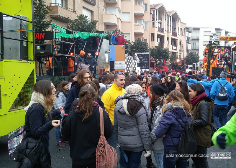 Molts de joves han participat avui a la 'Despertà'.
