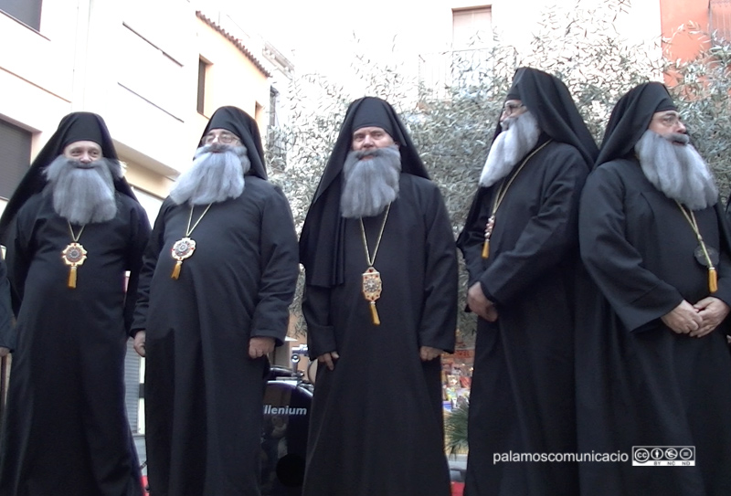 Els membres de la Colla del Testament, en un acte del Carnaval d'aquest any.