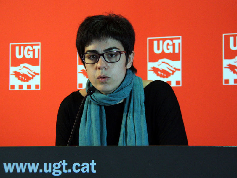 Laura Pelay, del sindicat UGT. (Foto: ugt.cat).