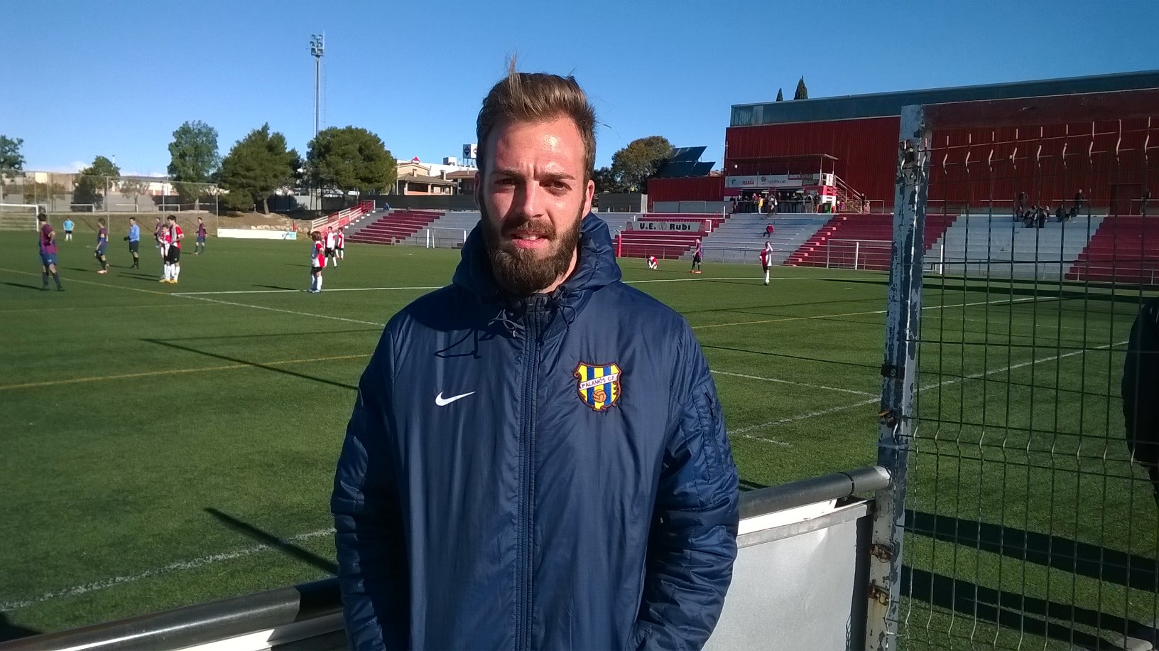 El davanter Sergi Arimany, ha estat l'autor del gol de l'empat al camp del Rubí.