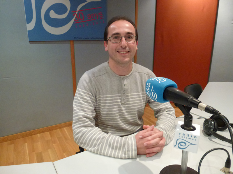 El candidat d'ERC a l'alcaldia de Palamós, Lluís Puig.