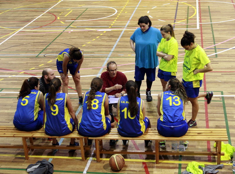 El sènior femení B del CE Palamós va derrotar el CB Sant Feliu, aquest passat dissabte. (Foto: O. Grassot)
