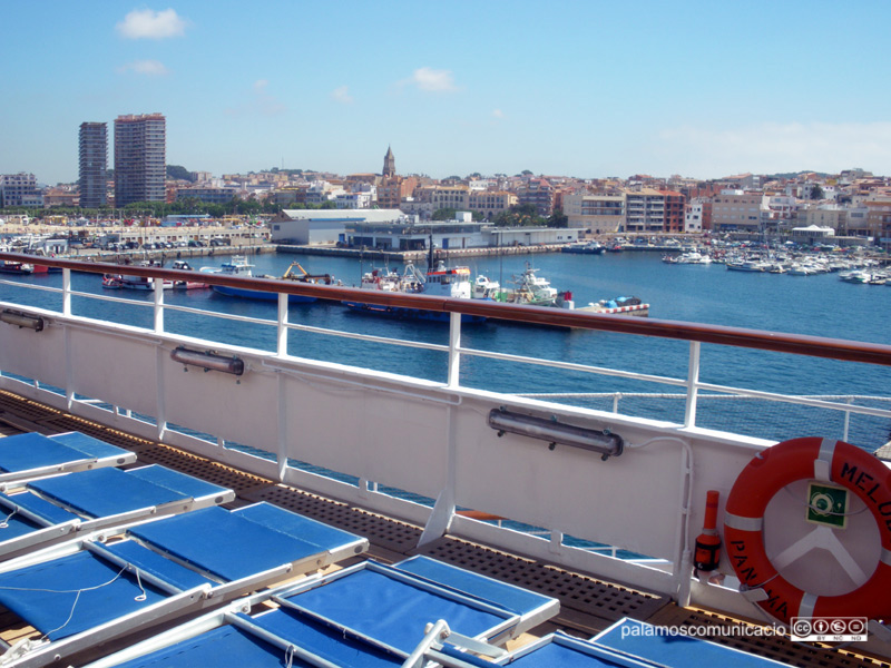 Palamós ha viscut un gran creixement en turisme de creuers els darrers anys. 