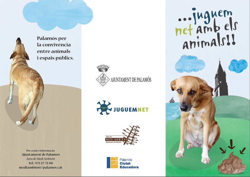 Imatge de la campanya contra els excrements de gossos que l'Ajuntament va engegar l'any 2013.