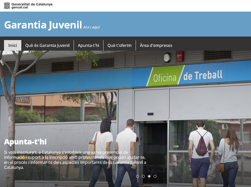 El projecte 'Garantia Juvenil' es presenta aquesta tarda a Palamós.