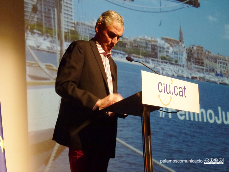 Jordi Pallí és el candidat de CiU a l'alcaldia de Palamós.