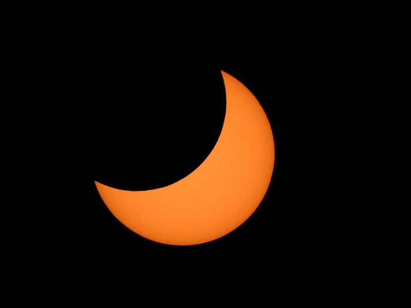 Demà hi haurà un eclipsi parcial de sol. (Foto: vigiacosmos.e.)