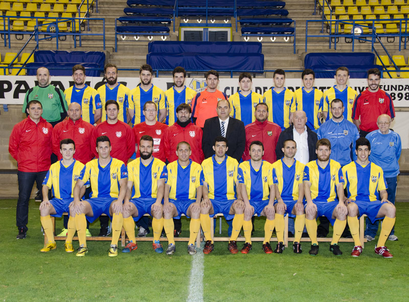 Plantilla actual del Palamós CF. (Foto: Olga Grassot.)