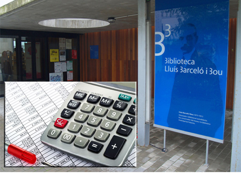 La xerrada sobre la nova Llei de l’Impost de societats es fa a la biblioteca municipal.