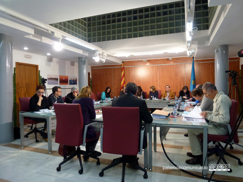 Ple de l'Ajuntament de Palamós del passat mes de febrer.
