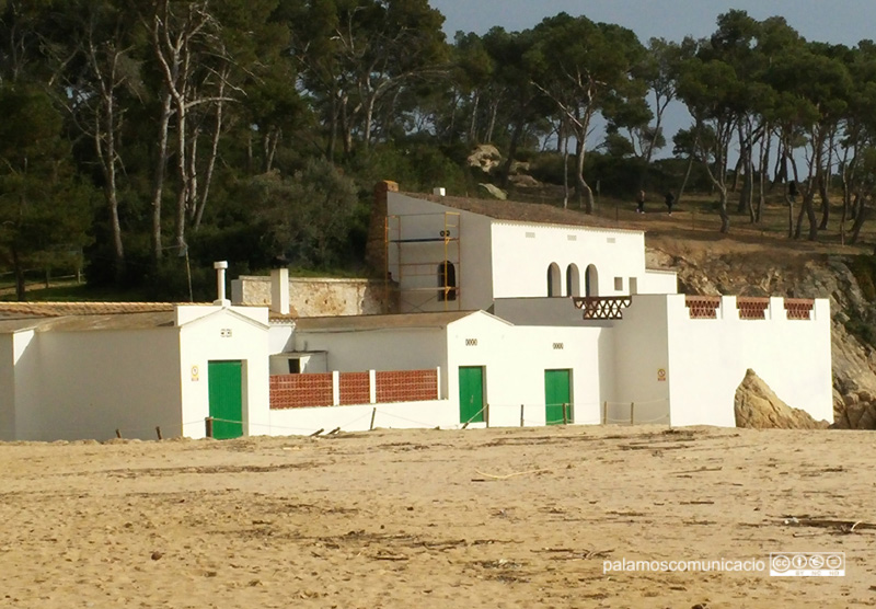 L'antic estudi de Josep Maria Sert a la platja de Castell. 