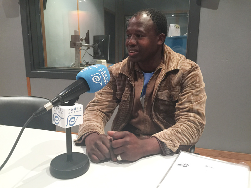 Kely Diallo, president de l'Associació Sociocultural Africana de Palamós.
