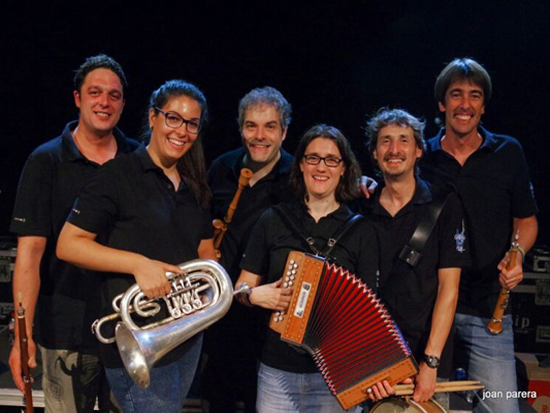 El grup de folk BdBoix. (Foto: Joan Parera.)