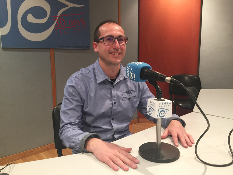 El candidat d'ERC a Palamós, Lluiís Puig