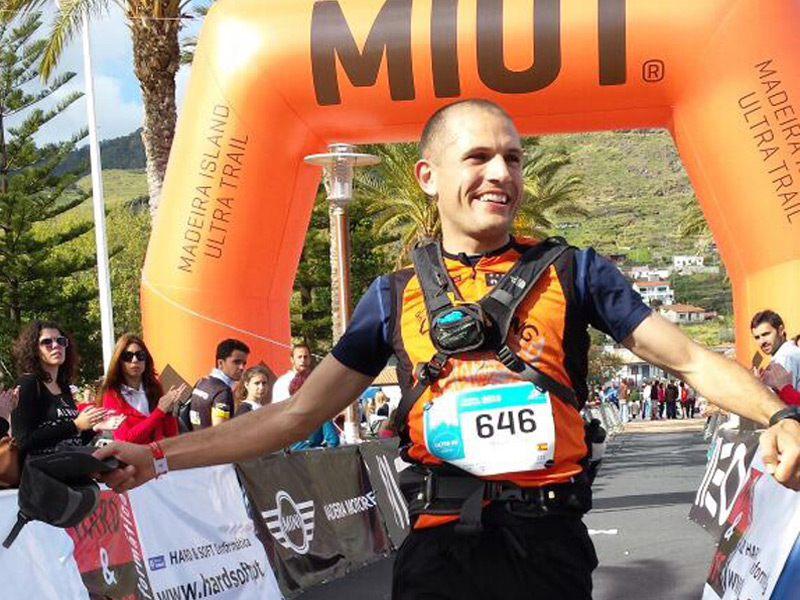 Silva, a l'Ultra Trail de Madeira.