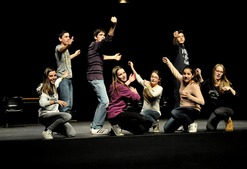 Fotografia d'arxiu d'un espectacle de la Mostra de Teatre Juvenil. (Foto: Gespa Teatre.)