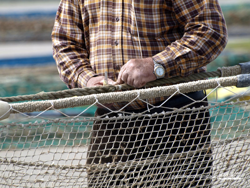 Les xarxes velles de pesca rebran un tractament específic.