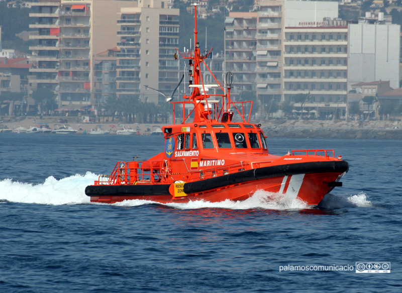 L'embarcació de Salvament Marítim Salvamar Sirius.