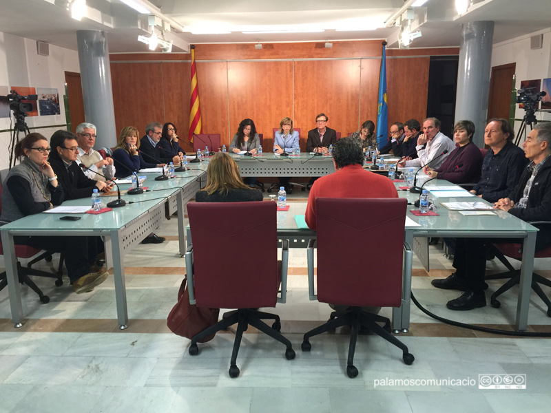 Ple de l'Ajuntament de Palamós del passat mes de març.