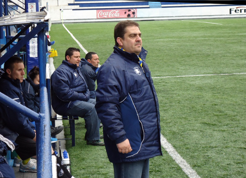 Eduardo Vílchez torna a Palamós, ara com a entrenador rival. (Foto: arxiu Ràdio Palamós).