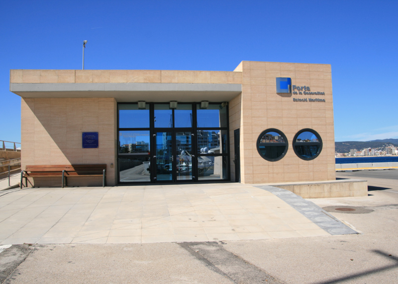 L'estació marítima del port de Palamós.