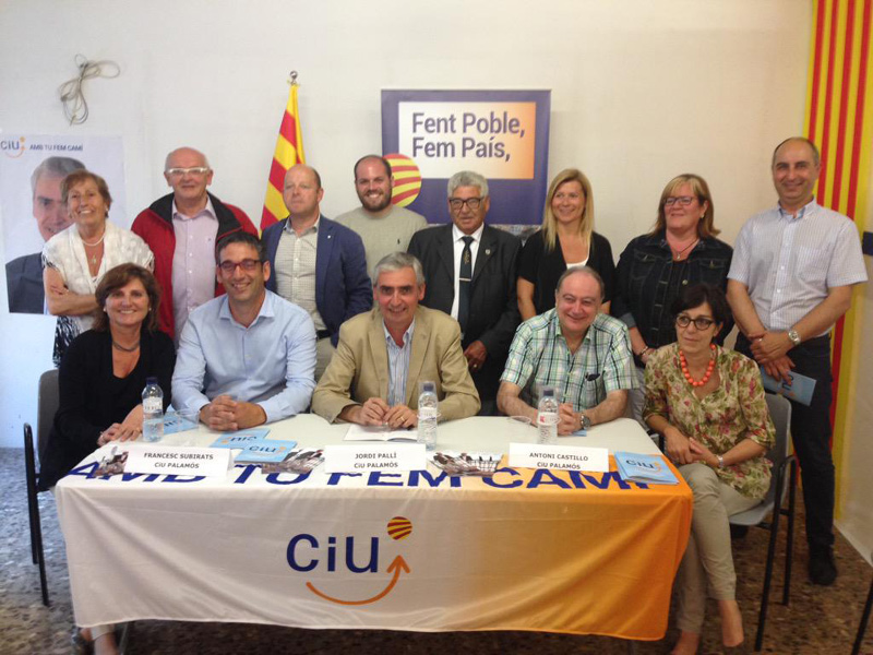 La candidatura de CiU per a les eleccions municipals del 24 de maig.